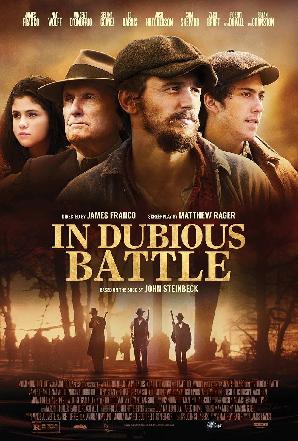 In Dubious Battle (2016), Venice Film Festival Official Selection, executive produced by Massimiliano 'Max' Musina, directed by James Franco