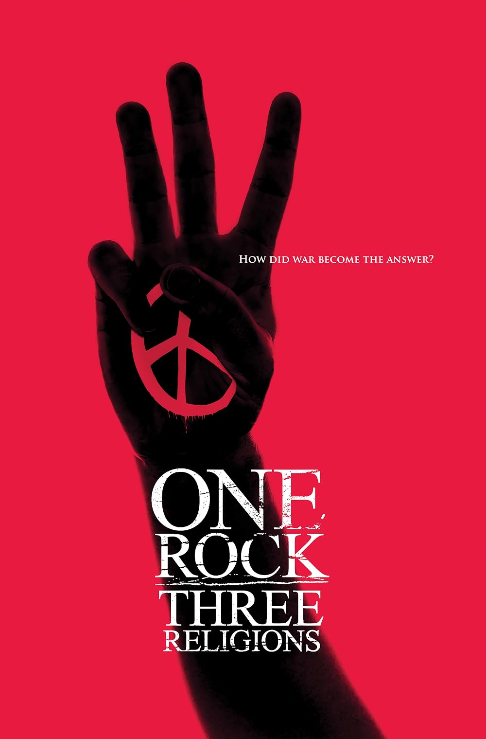One Rock Three Religions (2015) official film poster, documentary produced by Massimiliano 'Max' Musina, directed by Isaac Hertz, featuring Pope Francis and the Dalai Lama